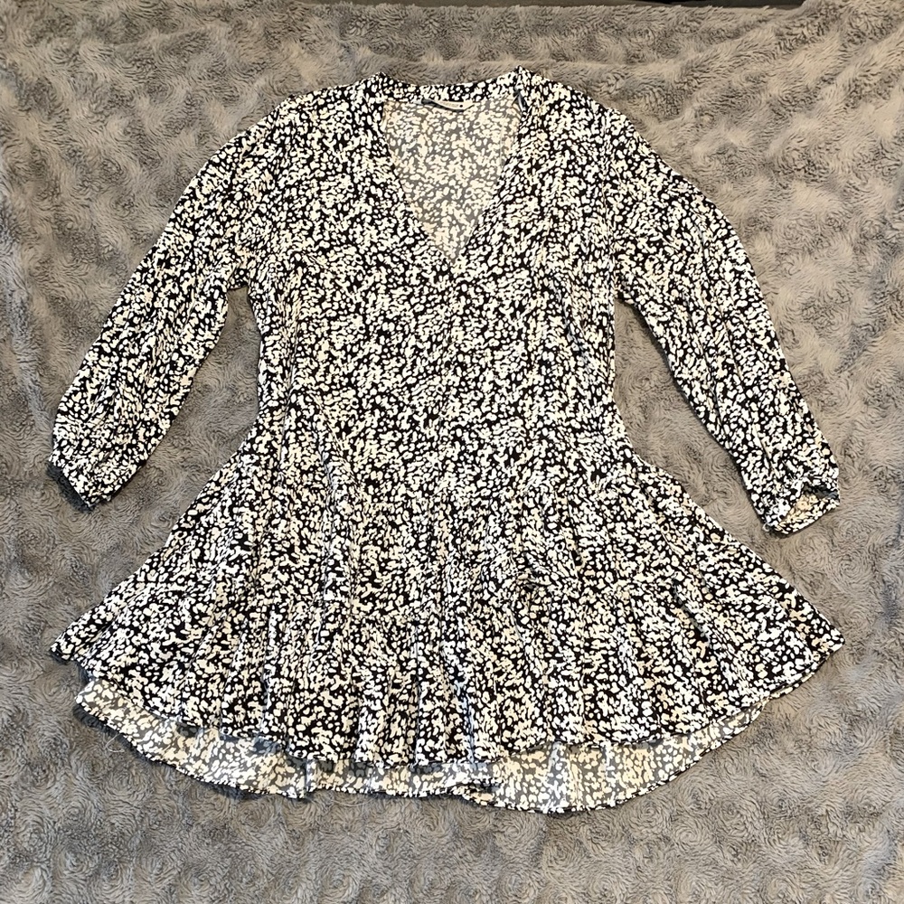 ZARA Flowy Tiered Dress